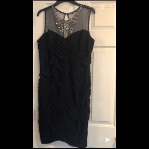 Navy Blue Party Dress